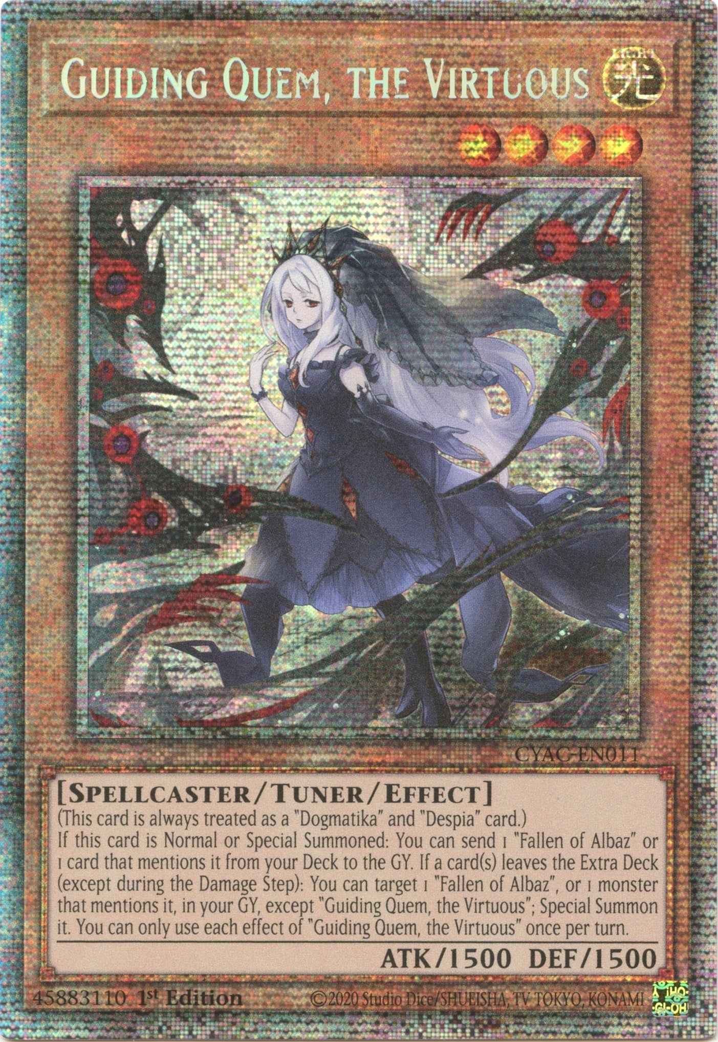Guiding Quem, the Virtuous (Starlight Rare) (CYAC-EN011) (CYAC)