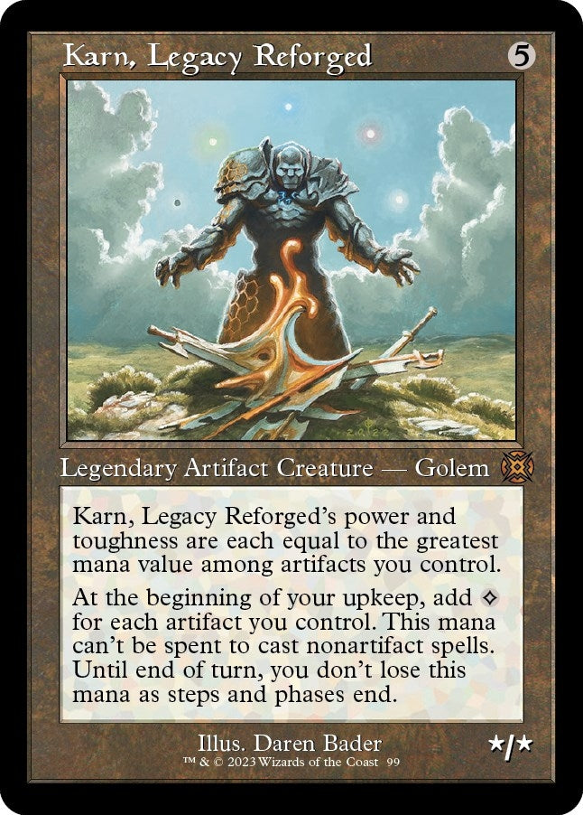Image for Karn, Legacy Reforged (Retro Frame) (99) (March of the Machine: The Aftermath) - Magic: The Gathering