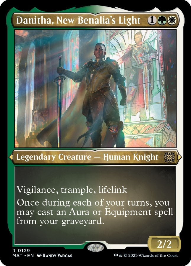 Image for Danitha, New Benalia's Light (Foil Etched) (129) (March of the Machine: The Aftermath) - Magic: The Gathering