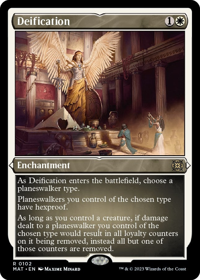 Image for Deification (Foil Etched) (102) (March of the Machine: The Aftermath) - Magic: The Gathering