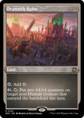 Image for Drannith Ruins (Foil Etched) (150) (March of the Machine: The Aftermath) - Magic: The Gathering