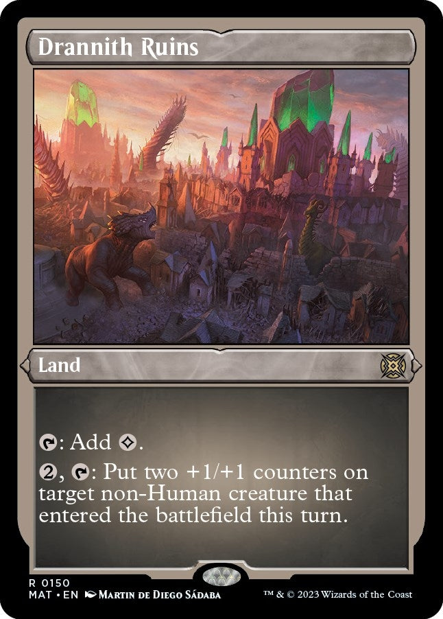 Image for Drannith Ruins (Foil Etched) (150) (March of the Machine: The Aftermath) - Magic: The Gathering