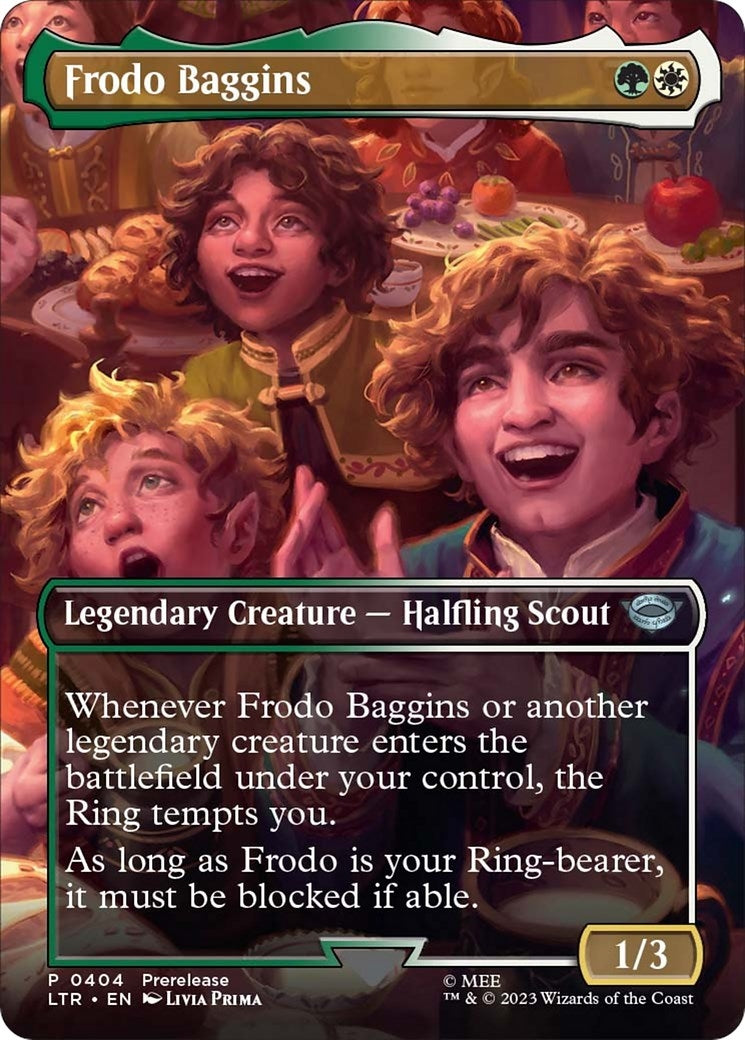 Image for Frodo Baggins (Borderless) (404) (Universes Beyond: The Lord of the Rings: Tales of Middle-earth) - Magic: The Gathering