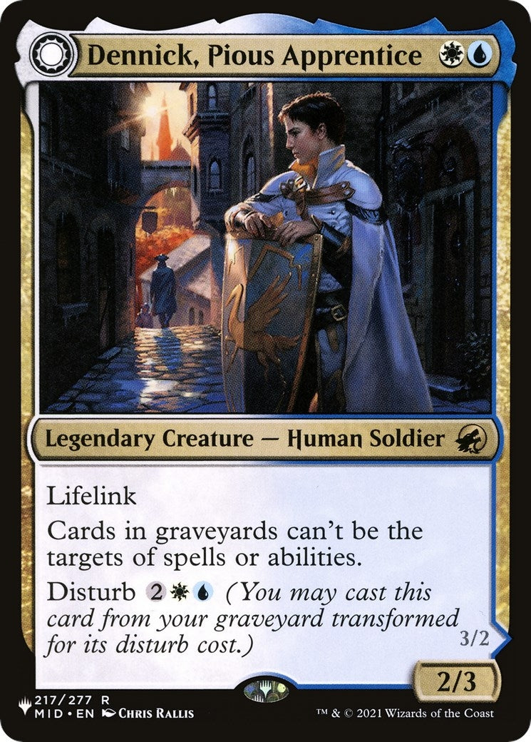 Image for Dennick, Pious Apprentice (217) (The List Reprints) - Magic: The Gathering