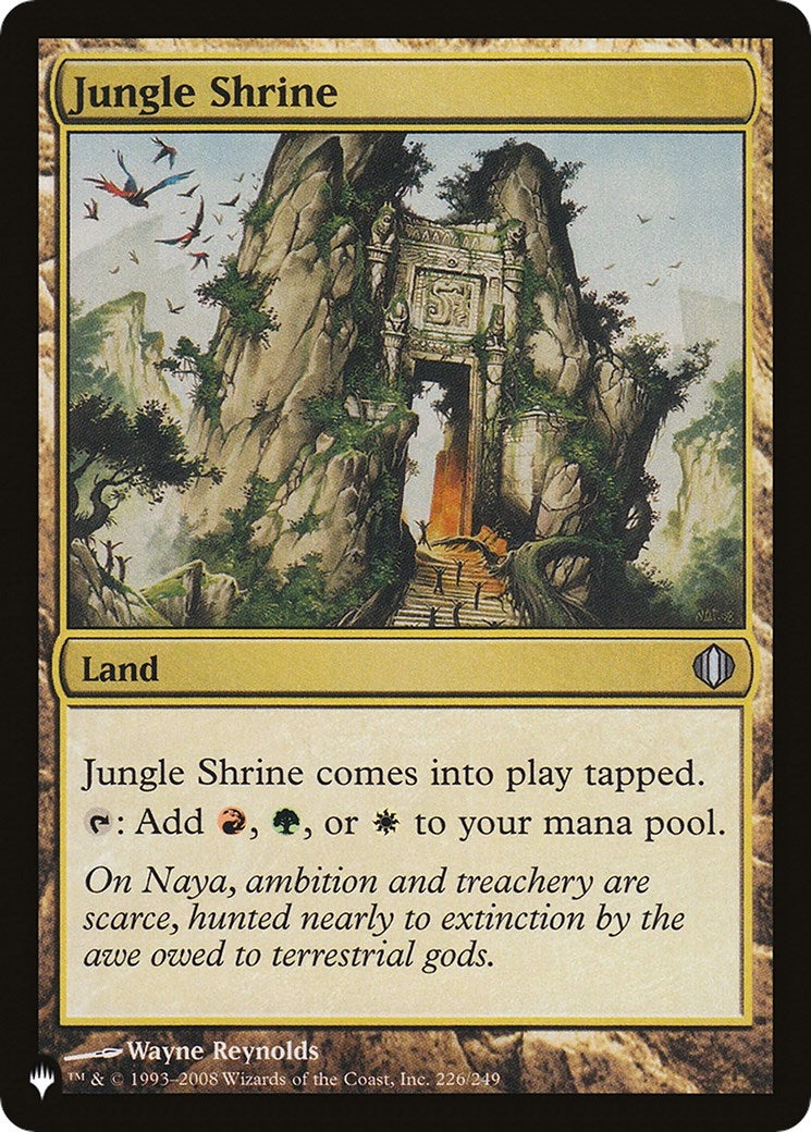 Image for Jungle Shrine (ALA) (226) (The List Reprints) - Magic: The Gathering