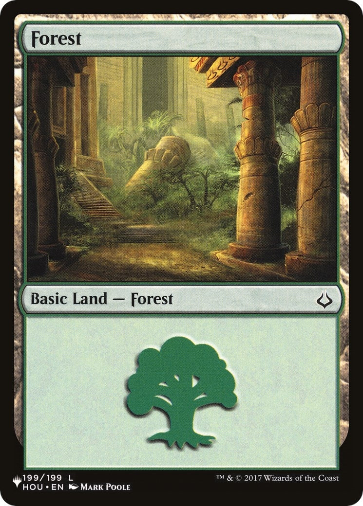 Image for Forest (199) (199) (The List Reprints) - Magic: The Gathering