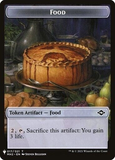 Image for Food // Golem Double-sided Token (17 // 27) (The List Reprints) - Magic: The Gathering