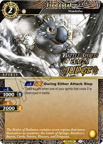 Freezstal (Judge Pack Vol. 1) (ST04-011) (Battle Spirits Saga Promo Cards)