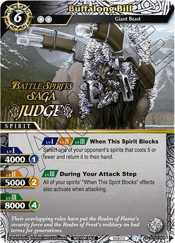 Image for Buffalong Bill (Judge Pack Vol. 1) (ST03-008) (Battle Spirits Saga Promo Cards) - Battle Spirits Saga