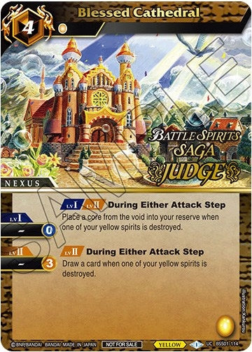 Image for Blessed Cathedral (Judge Pack Vol. 1) (BSS01-114) (Battle Spirits Saga Promo Cards) - Battle Spirits Saga