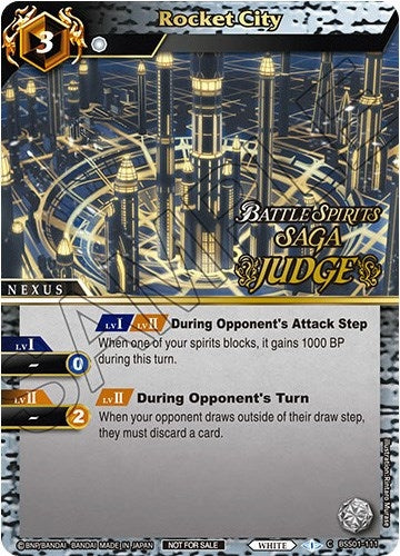 Image for Rocket City (Judge Pack Vol. 1) (BSS01-111) (Battle Spirits Saga Promo Cards) - Battle Spirits Saga