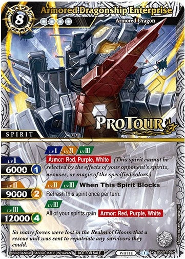 Image for Armored Dragonship Enterprise (X Rare Special Pack Vol. 1) (BSS01-067) (Battle Spirits Saga Promo Cards) - Battle Spirits Saga