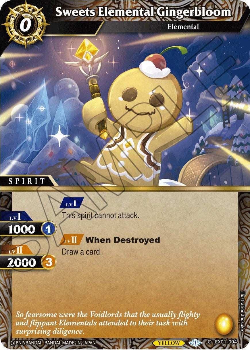 Image for Sweets Elemental Gingerbloom (EX01-004) (Expansion Set 01: Elemental Spark) - Battle Spirits Saga