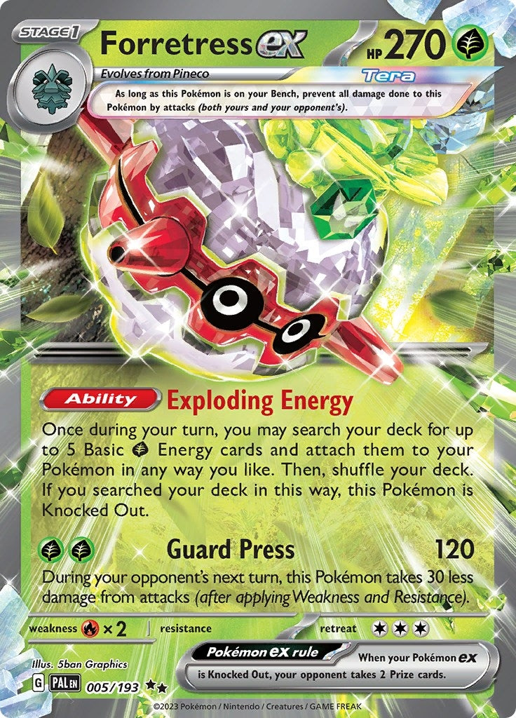 Image for Forretress ex (005/193) (PAL) - Pokemon