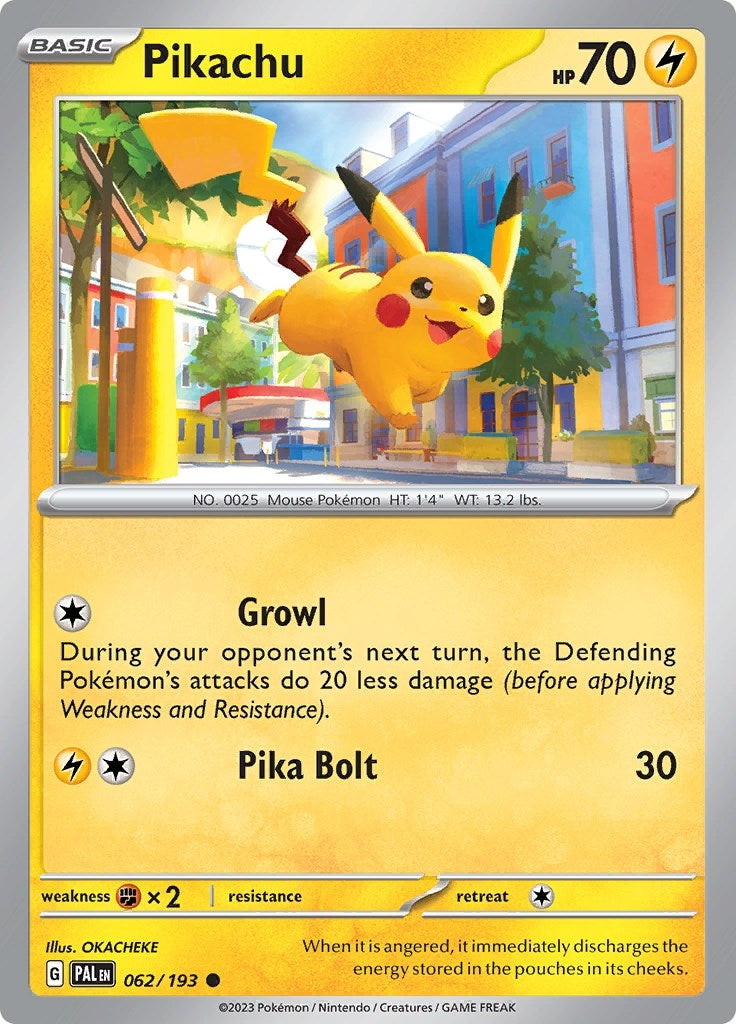 Image for Pikachu (062/193) (PAL) - Pokemon