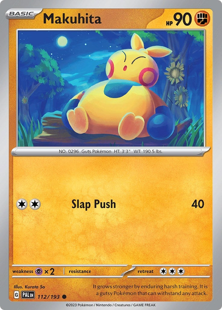 Image for Makuhita (112/193) (PAL) - Pokemon