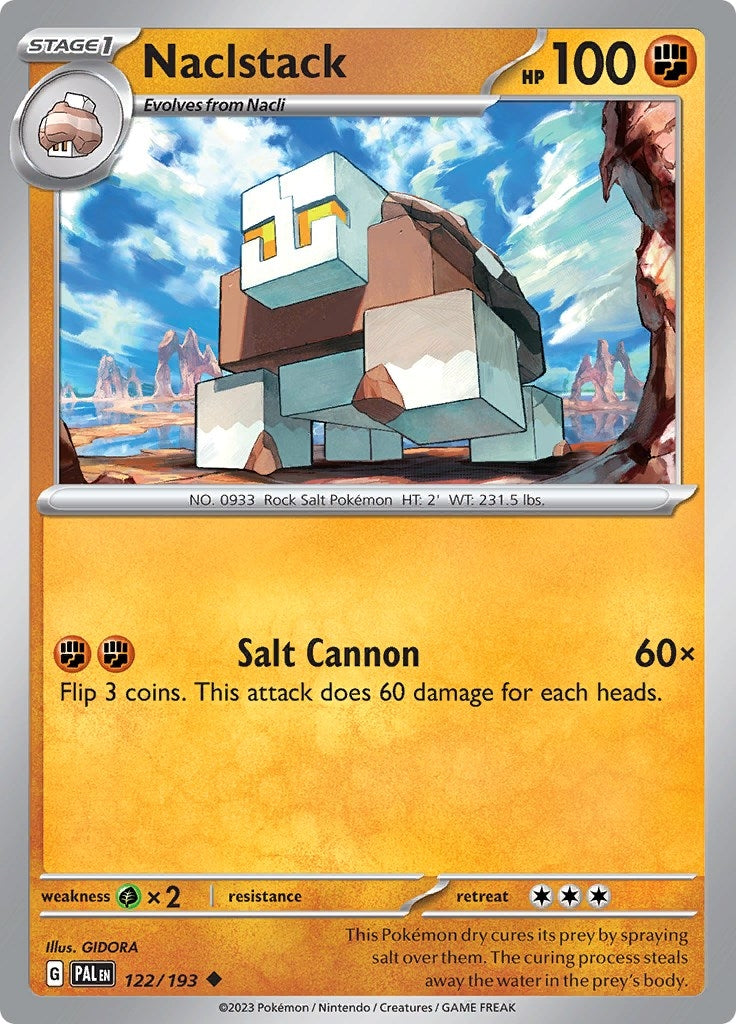 Image for Naclstack (122/193) (PAL) - Pokemon