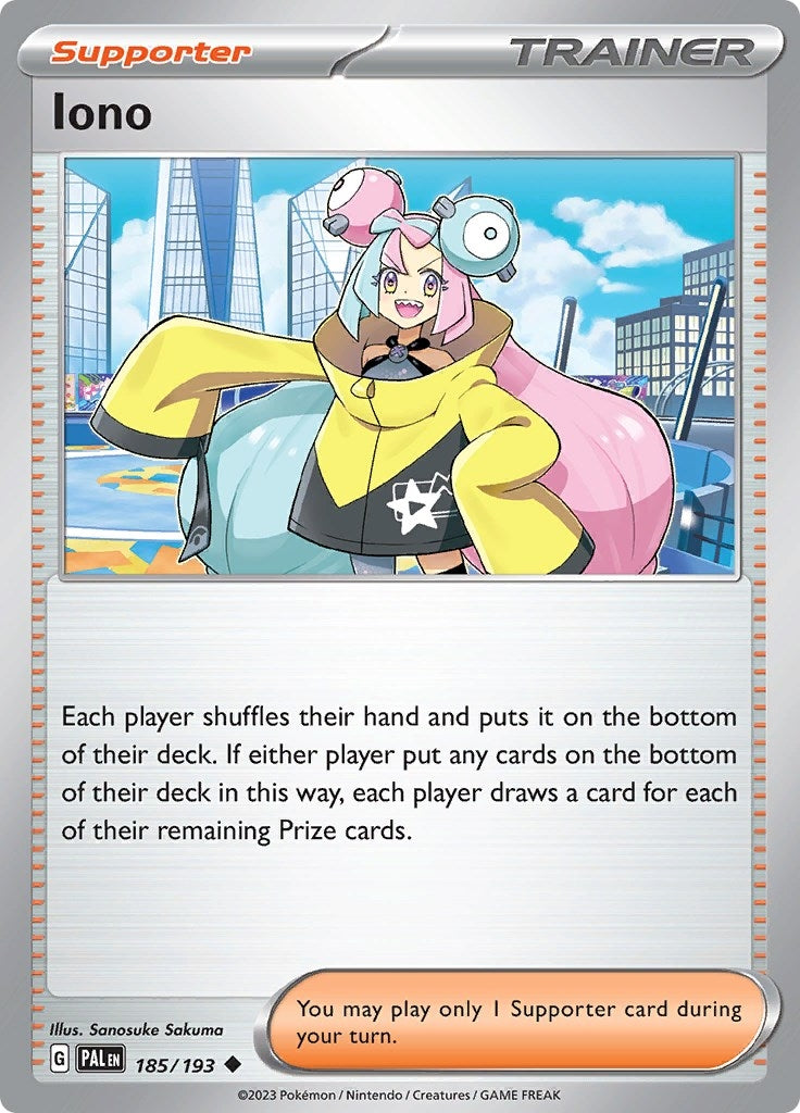 Image for Iono (185/193) (PAL) - Pokemon