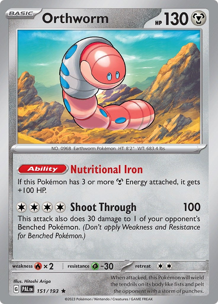 Image for Orthworm (151/193) (PAL) - Pokemon