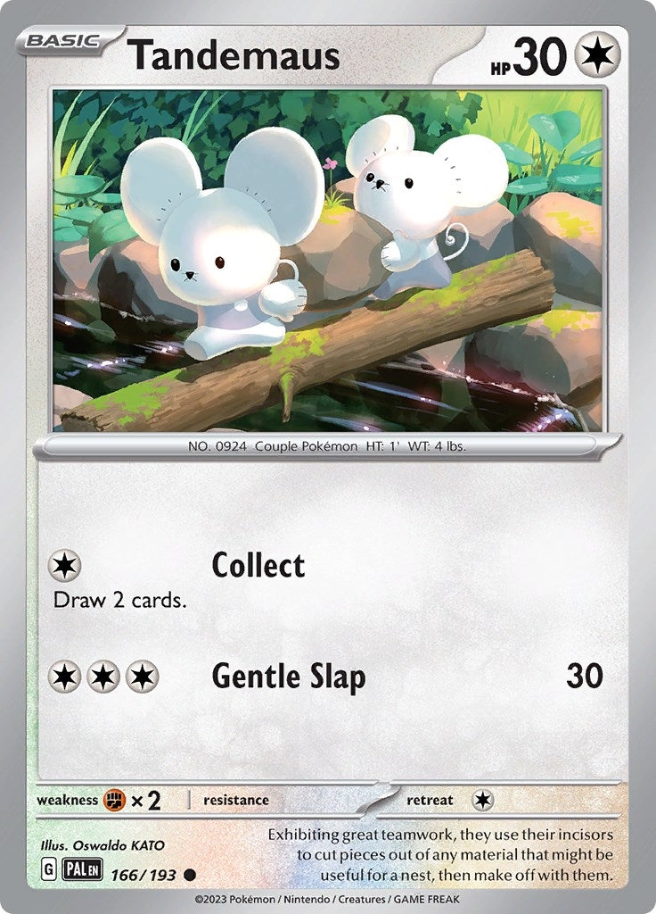 Image for Tandemaus (166/193) (PAL) - Pokemon