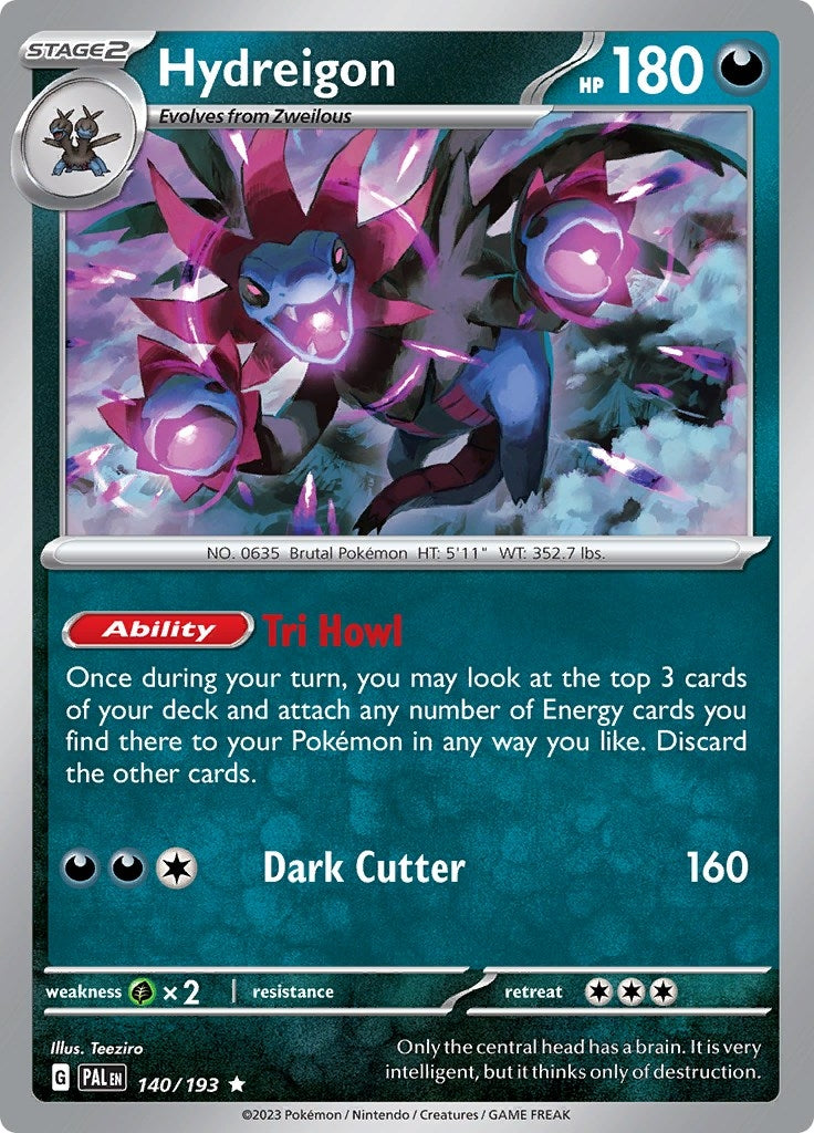 Image for Hydreigon (140/193) (PAL) - Pokemon