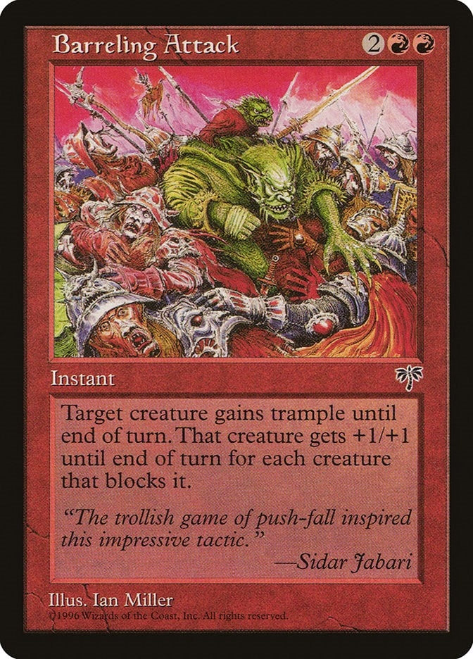 Image for Barreling Attack (Mirage) - Magic: The Gathering