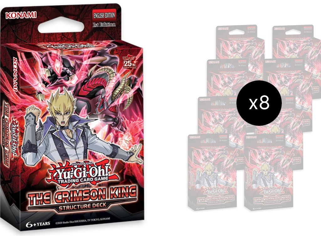 The Crimson King Structure Deck Display [1st Edition]