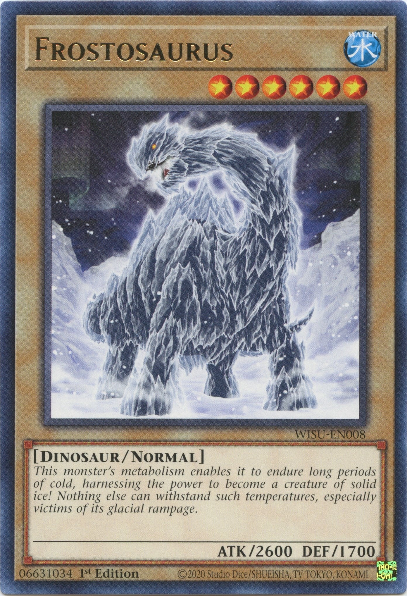 Image for Frostosaurus (WISU-EN008) (WISU) - YuGiOh