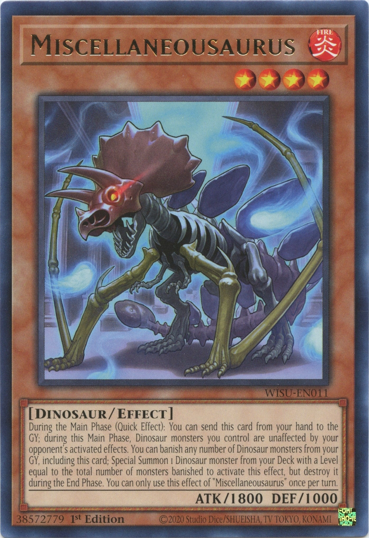 Image for Miscellaneousaurus (WISU-EN011) (WISU) - YuGiOh