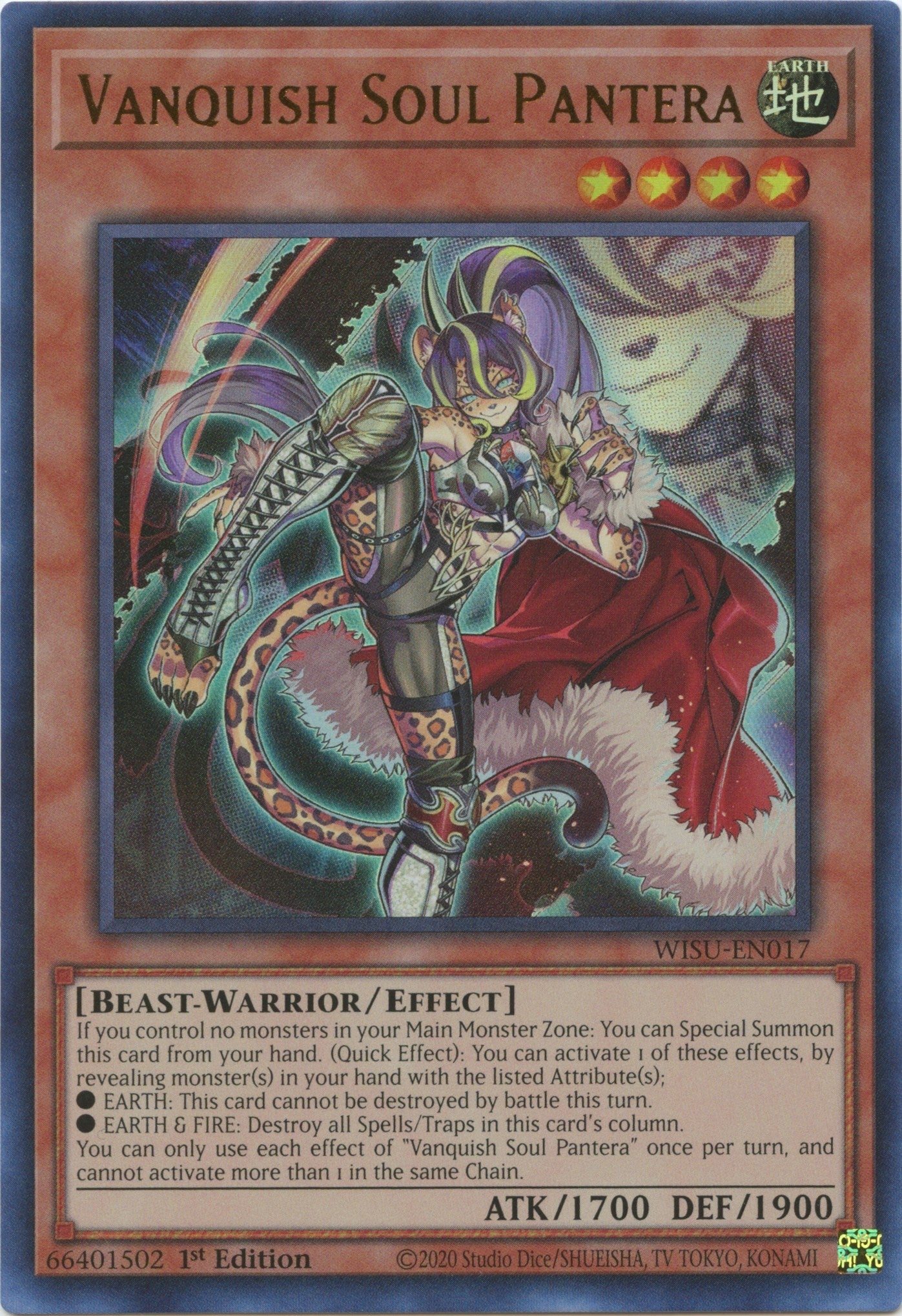 Image for Vanquish Soul Pantera (WISU-EN017) (WISU) - YuGiOh