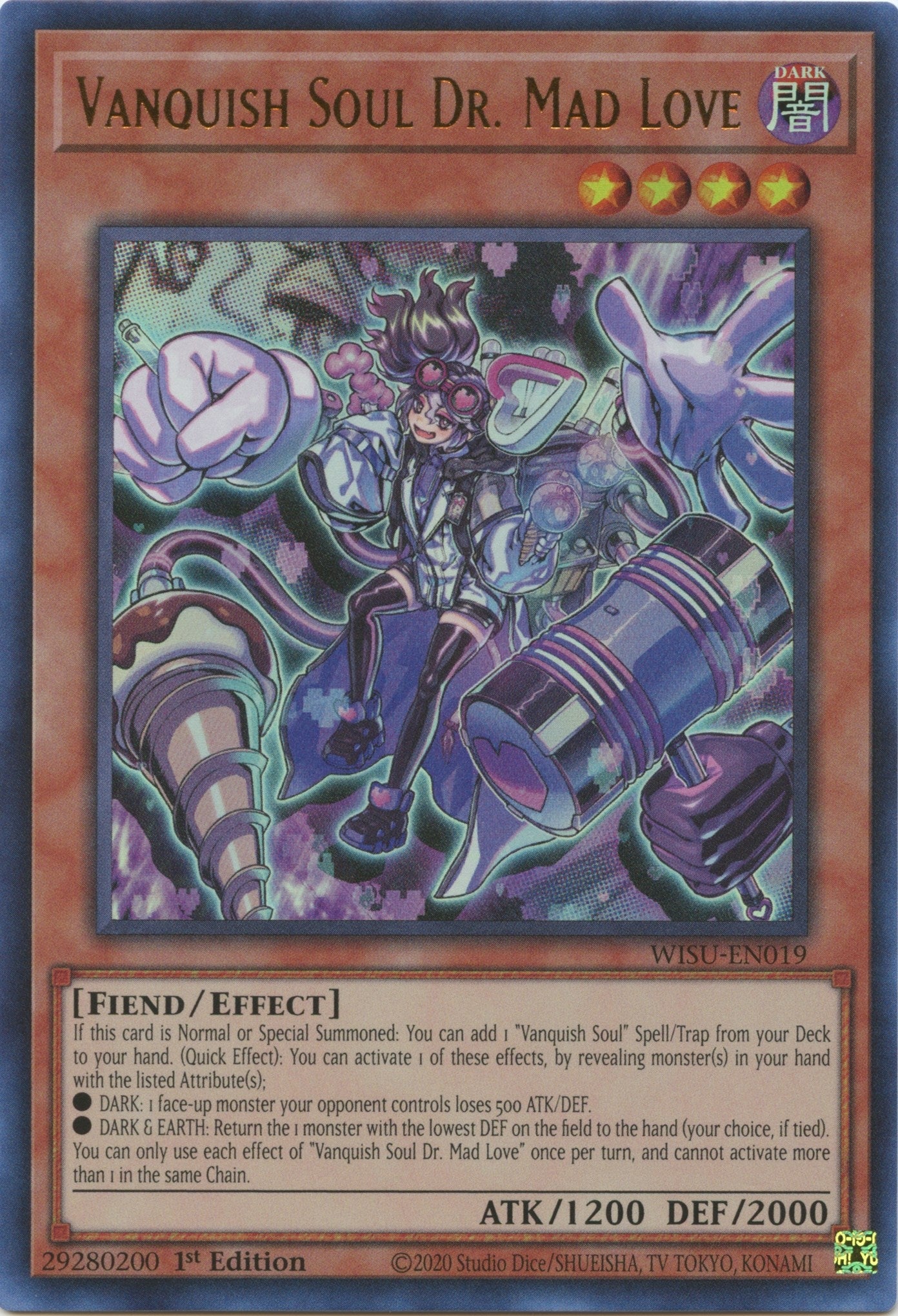 Image for Vanquish Soul Dr. Mad Love (WISU-EN019) (WISU) - YuGiOh