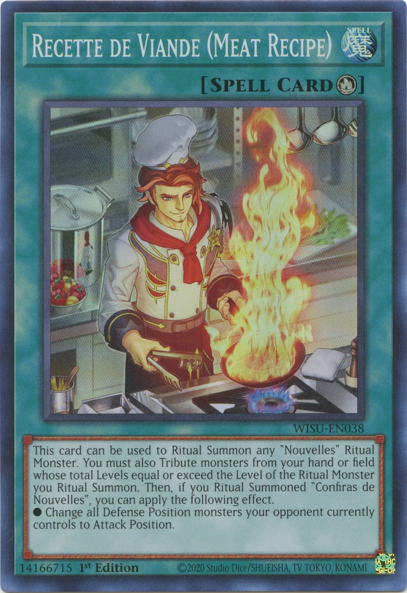 Image for Recette de Viande (Meat Recipe) (WISU-EN038) (WISU) - YuGiOh
