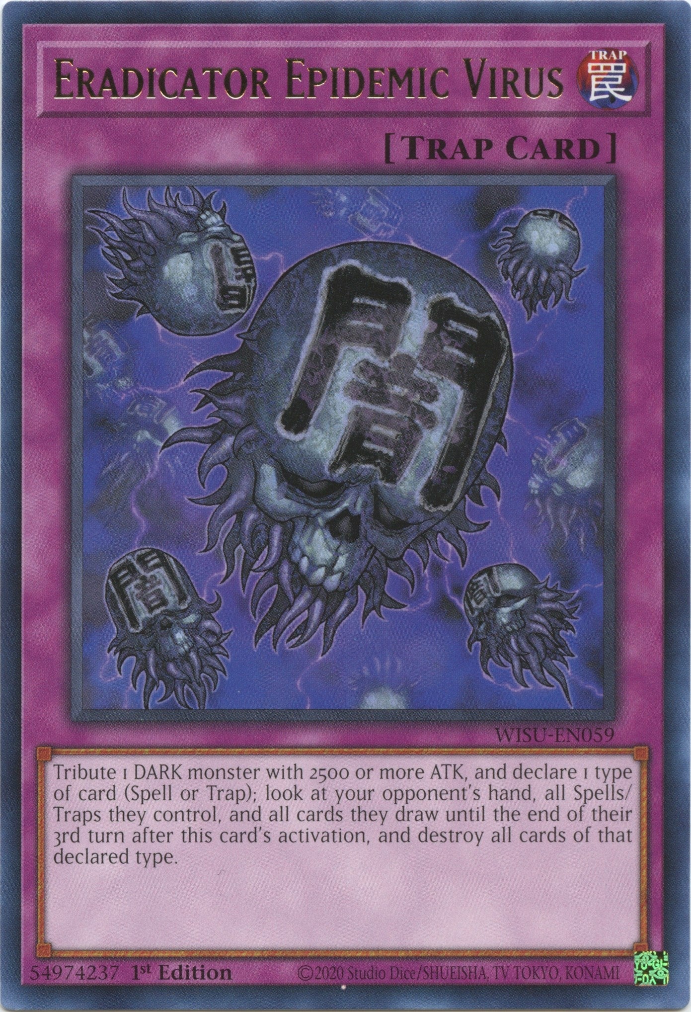 Image for Eradicator Epidemic Virus (WISU-EN059) (WISU) - YuGiOh