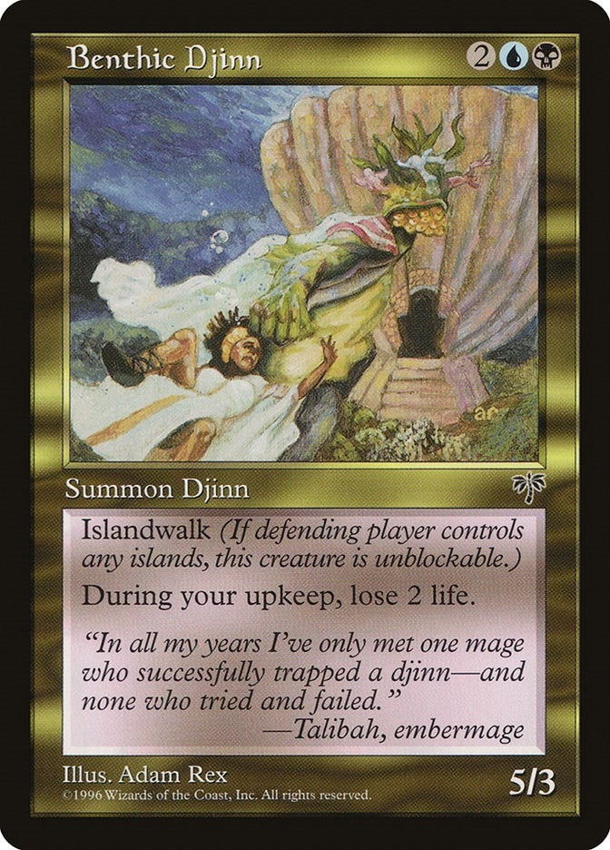 Image for Benthic Djinn (Mirage) - Magic: The Gathering