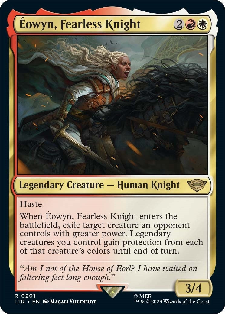 Image for Eowyn, Fearless Knight (201) (Universes Beyond: The Lord of the Rings: Tales of Middle-earth) - Magic: The Gathering