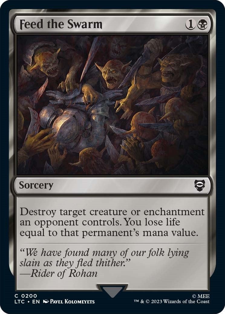 Image for Feed the Swarm (200) (The Lord of the Rings: Tales of Middle-earth) - Magic: The Gathering