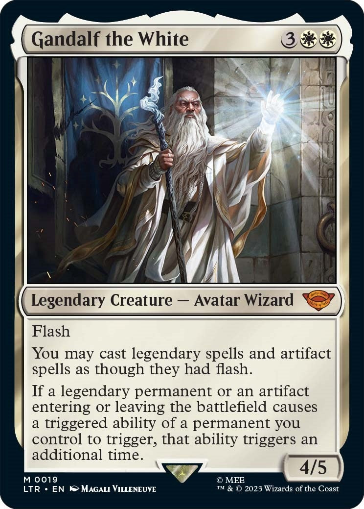 Image for Gandalf the White (19) (Universes Beyond: The Lord of the Rings: Tales of Middle-earth) - Magic: The Gathering