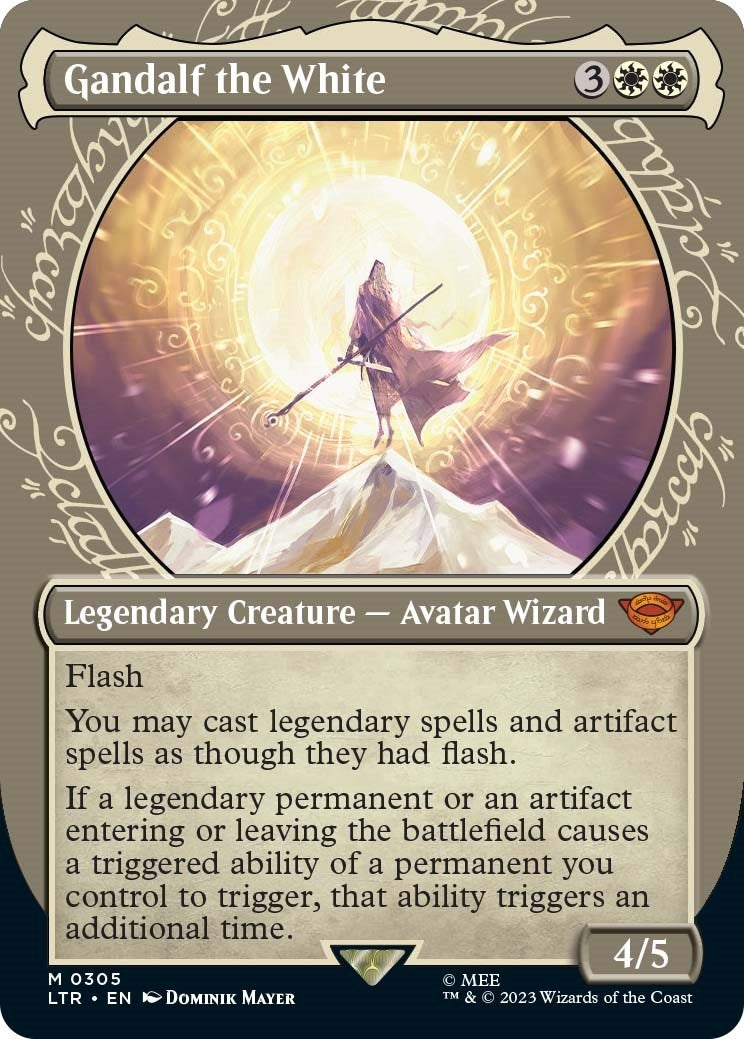 Image for Gandalf the White (Showcase) (305) (Universes Beyond: The Lord of the Rings: Tales of Middle-earth) - Magic: The Gathering