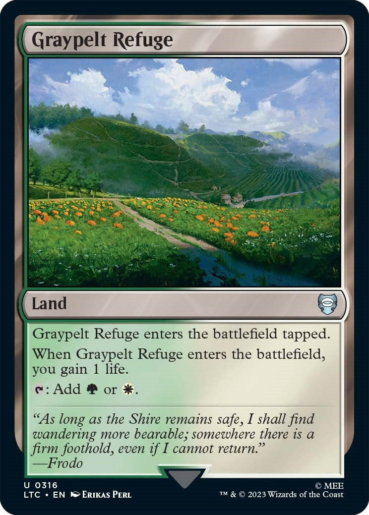Image for Graypelt Refuge (316) (The Lord of the Rings: Tales of Middle-earth) - Magic: The Gathering