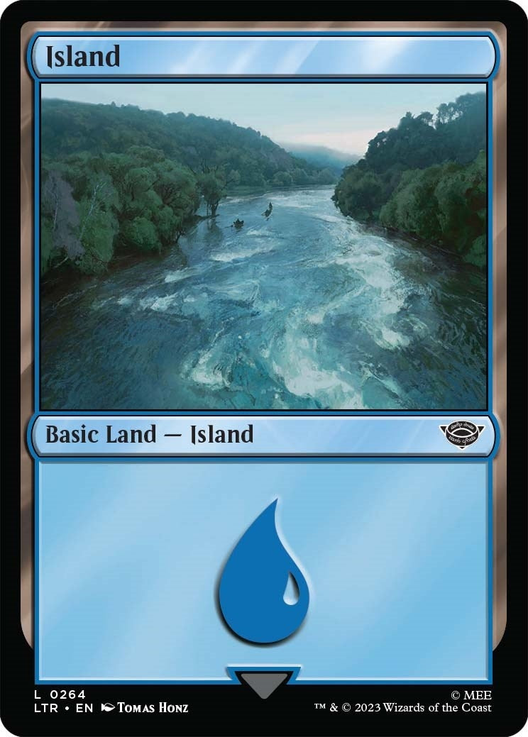 Image for Island (0264) (264) (Universes Beyond: The Lord of the Rings: Tales of Middle-earth) - Magic: The Gathering