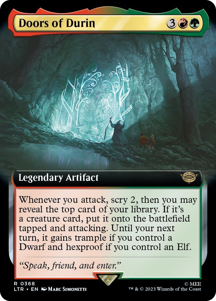 Image for Doors of Durin (Extended Art) (368) (Universes Beyond: The Lord of the Rings: Tales of Middle-earth) - Magic: The Gathering