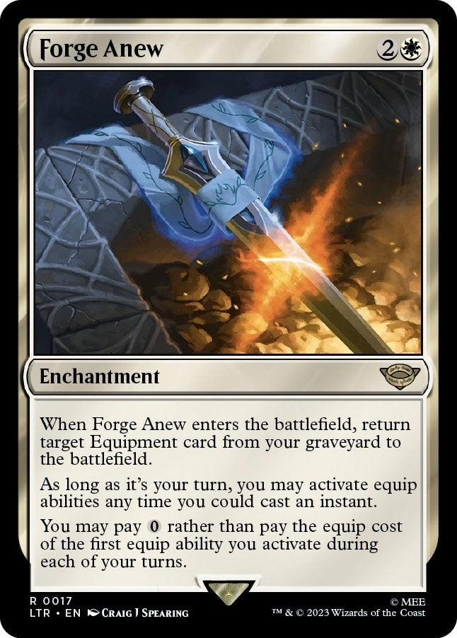 Image for Forge Anew (17) (Universes Beyond: The Lord of the Rings: Tales of Middle-earth) - Magic: The Gathering
