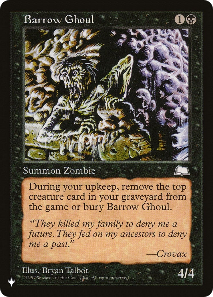 Image for Barrow Ghoul (The List Reprints) - Magic: The Gathering