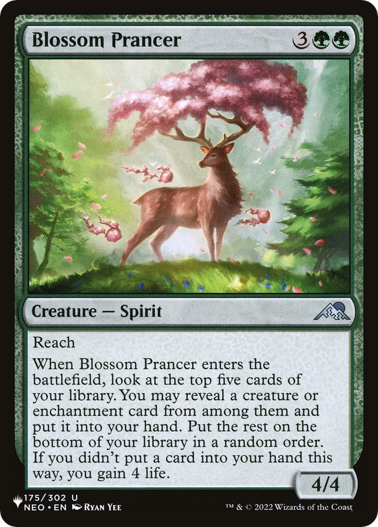 Image for Blossom Prancer (175/302) (The List Reprints) - Magic: The Gathering