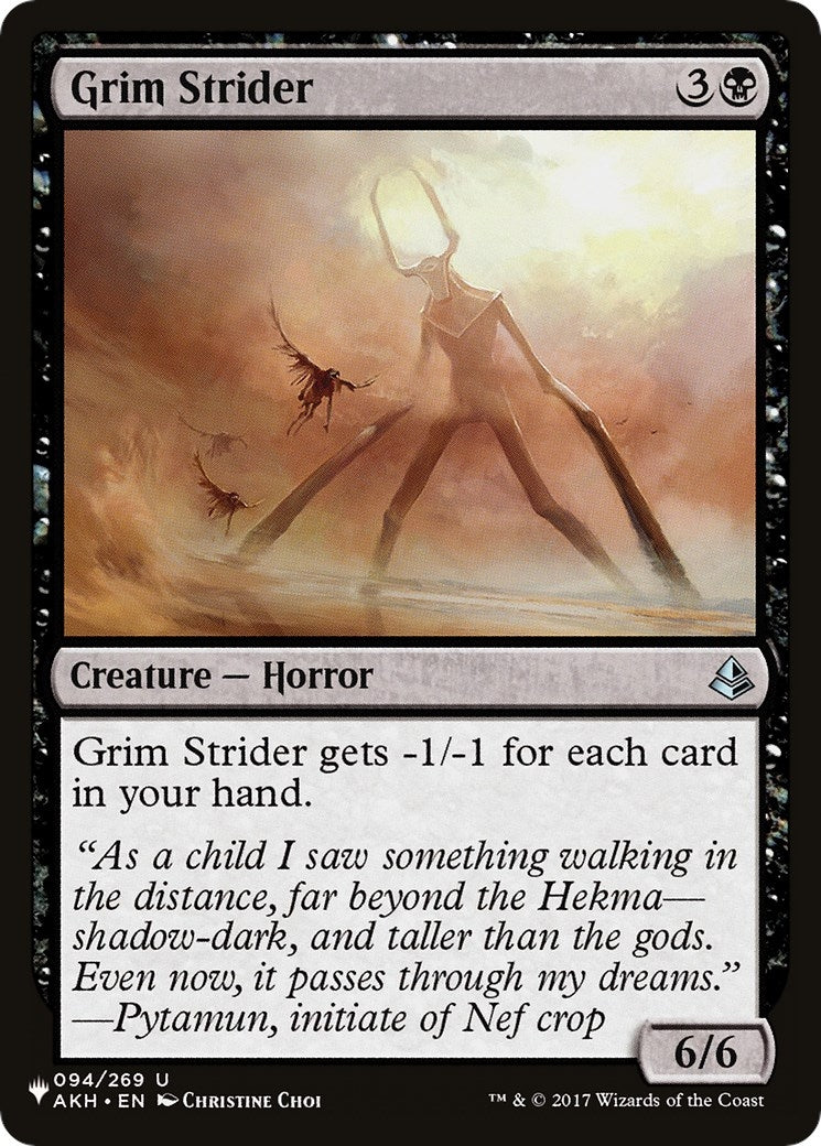 Image for Grim Strider (094/269) (The List Reprints) - Magic: The Gathering