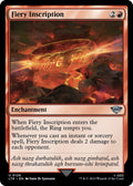 Image for Fiery Inscription (126) (Universes Beyond: The Lord of the Rings: Tales of Middle-earth) - Magic: The Gathering