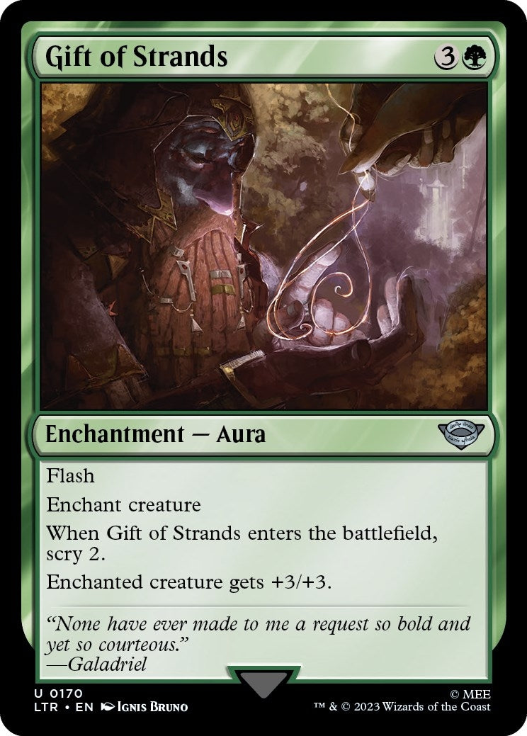 Image for Gift of Strands (170) (Universes Beyond: The Lord of the Rings: Tales of Middle-earth) - Magic: The Gathering