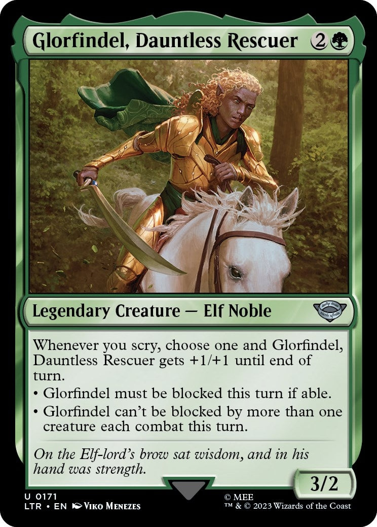 Image for Glorfindel, Dauntless Rescuer (171) (Universes Beyond: The Lord of the Rings: Tales of Middle-earth) - Magic: The Gathering