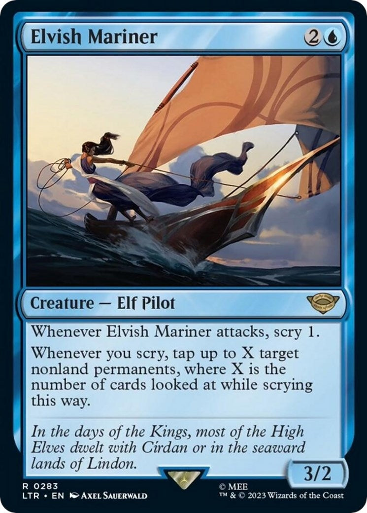 Image for Elvish Mariner (283) (Universes Beyond: The Lord of the Rings: Tales of Middle-earth) - Magic: The Gathering