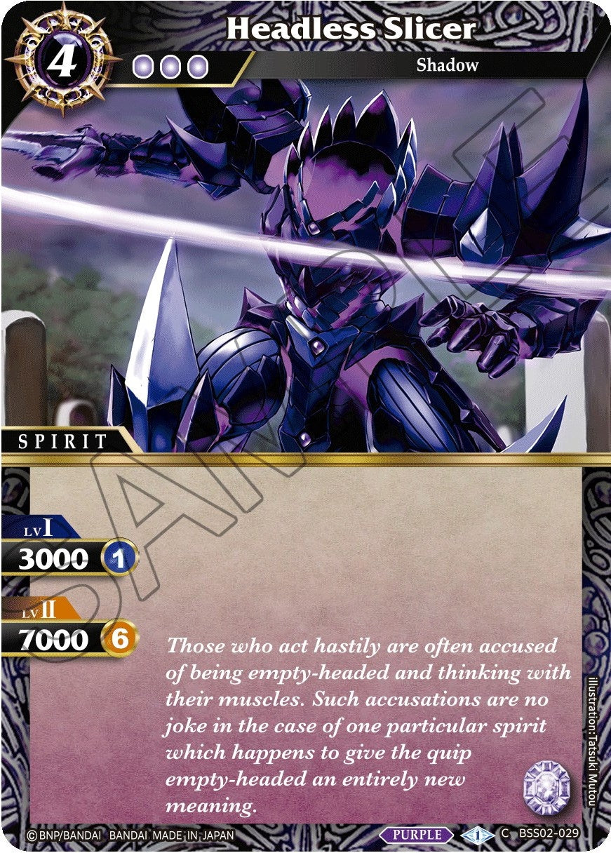 Image for Headless Slicer (BSS02-029) (False Gods) - Battle Spirits Saga